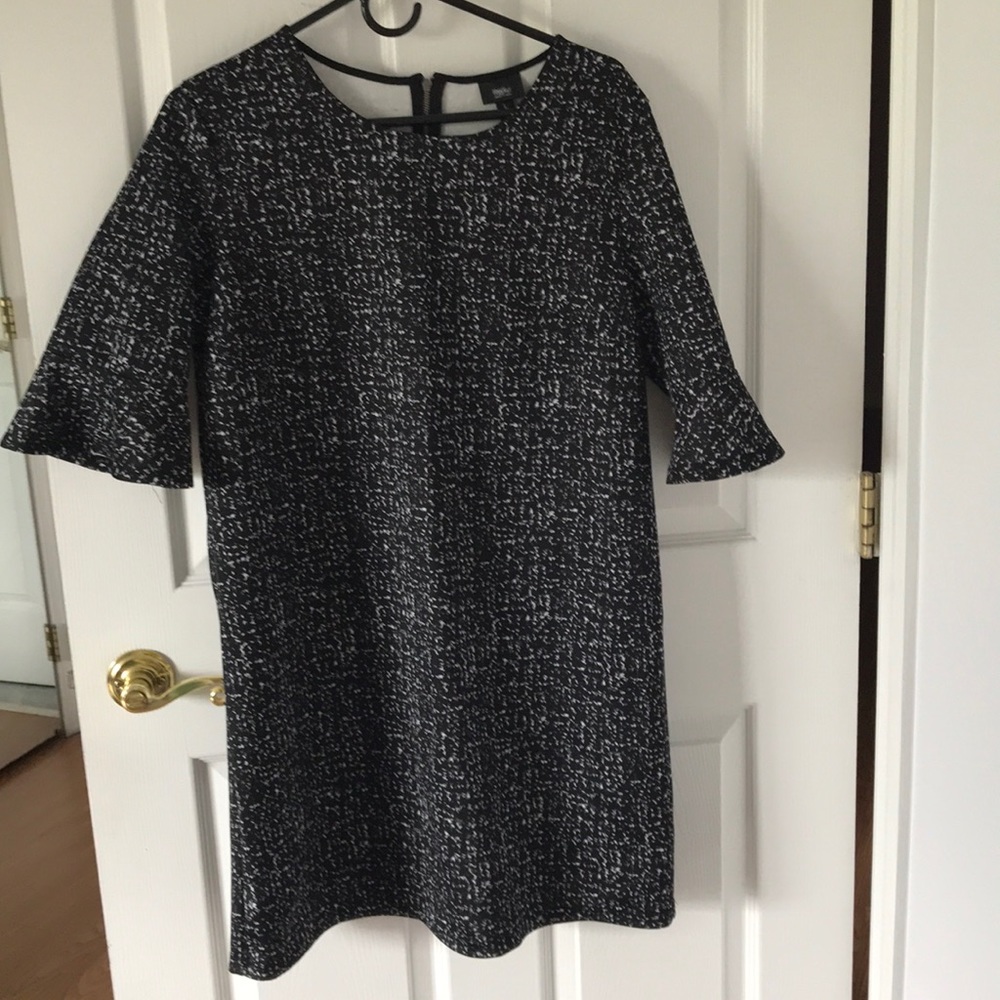 Abstract Print Knee length Dress